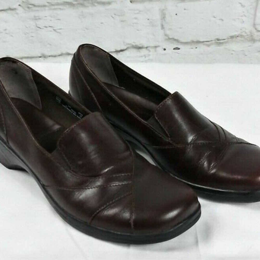Clarks Womens Brown Shoe Size 9 M Leather